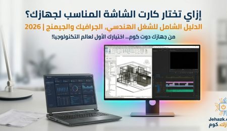 دليل اختيار كارت الشاشة المناسب لعام 2026 - مقارنة بين كروت الجيمنج والـ Workstation لموقع جهازك دوت كوم.