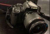 Camera Canon 700D + 18-55mm كاميرا كانون +عدسة