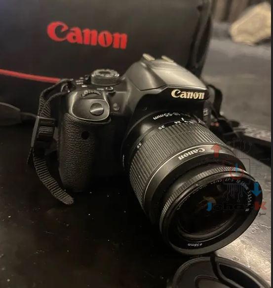 Camera Canon 700D + 18-55mm كاميرا كانون +عدسة