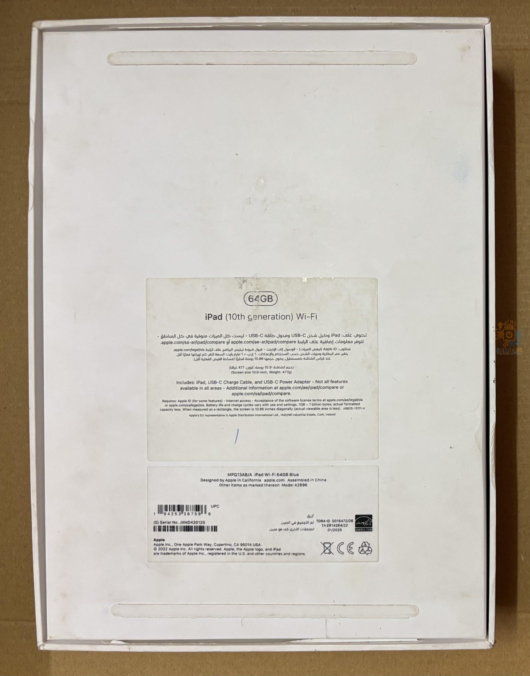 iPad 10th Generation
